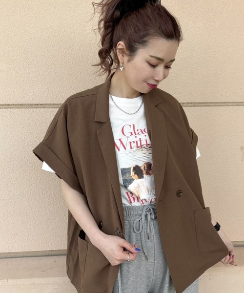 25SS】WOMEN プルオーバーベスト ミントグリーン