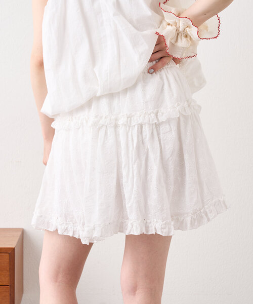 w closet(ダブルクローゼット)の「フリルシュシュ(その他ヘアアクセサリー・レディース・オフホワイト・FREE)」の5枚目の写真