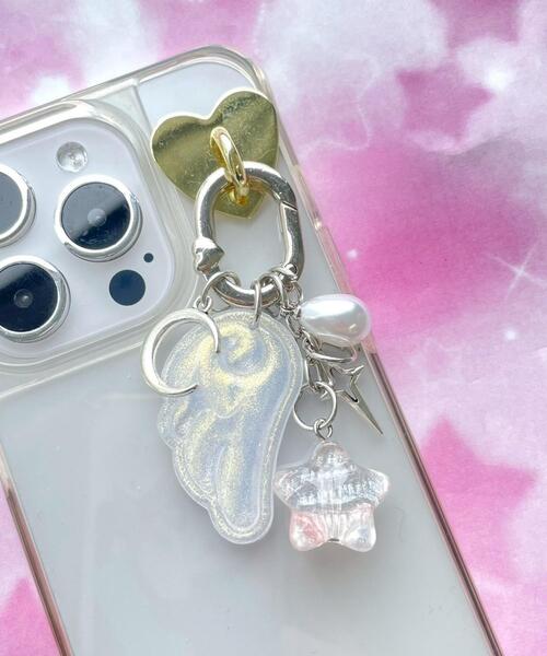 WEGO/ミックスカラースターエンジェルキーホルダー（キーホルダー