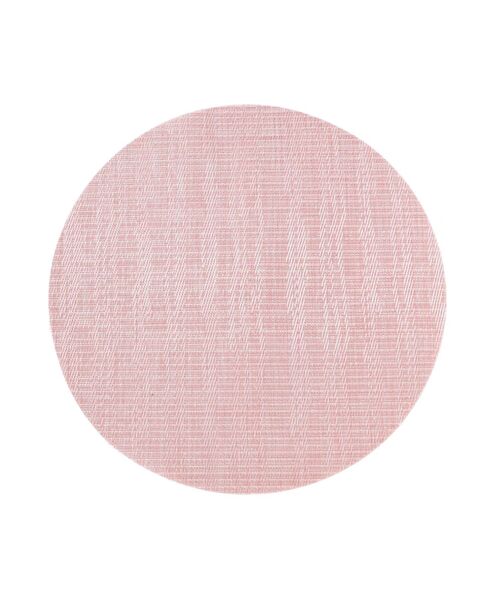 フランス製 Beauville ランチョンマット 赤 6枚セット約50×50cm ミックスウィーブ ランチマット ピンク（ランチョンマット/テーブル