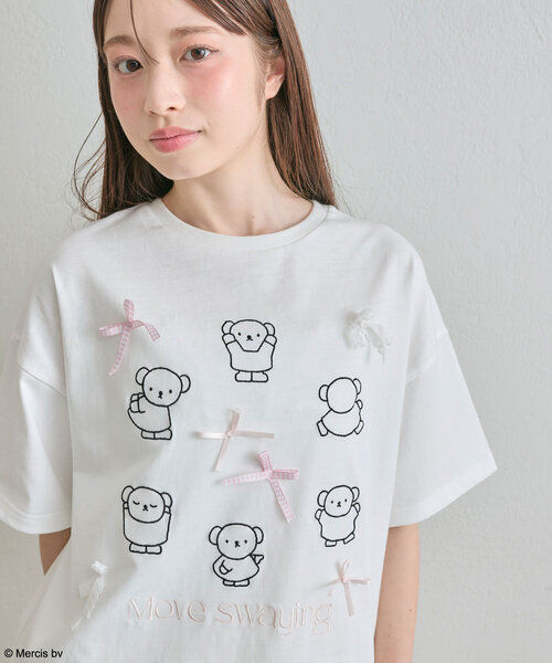 セール】miffy ribbon Big T（Tシャツ/カットソー）｜OLIVE des