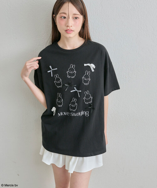 セール】miffy ribbon Big T（Tシャツ/カットソー）｜OLIVE des