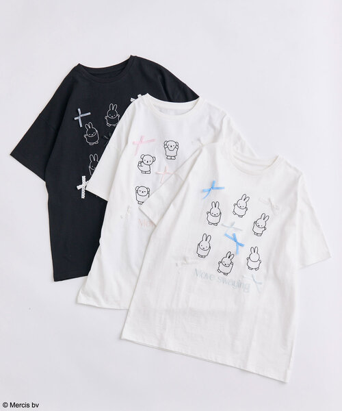 tシャツ 「miffy」Lovely Ribbon TEE レディース miffy】Lovely Ribbon TEE｜Tシャツ・カットソー｜トップス