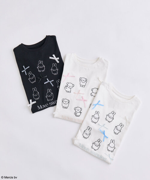tシャツ 「miffy」Lovely Ribbon TEE レディース miffy】Lovely Ribbon TEE｜Tシャツ・カットソー｜トップス