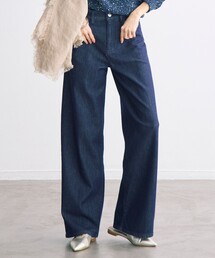 ウスカルデニムワイドストレート パンツ