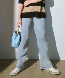 ウスカルデニムワイドストレート パンツ