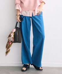 ウスカルデニムワイドストレート パンツ
