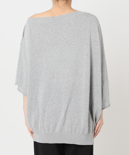 CITYSHOP(シティーショップ)の「“O”COTTON NAYLON T-SHIRT:ニット(ニット/セーター・レディース・グレー/ブラック/オレンジ・FREE)」の21枚目の写真