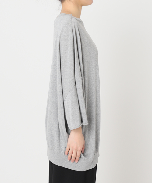 CITYSHOP(シティーショップ)の「“O”COTTON NAYLON T-SHIRT:ニット(ニット/セーター・レディース・グレー/ブラック/オレンジ・FREE)」の22枚目の写真