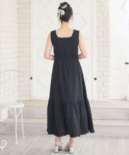 RETRO GIRL（レトロガール）の「リボンレースロングOP（ワンピース・レディース・ナチュラル/ホワイト/ブラック・FREE）」の4枚目の写真