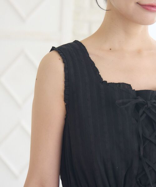 RETRO GIRL（レトロガール）の「リボンレースロングOP（ワンピース・レディース・ナチュラル/ホワイト/ブラック・FREE）」の11枚目の写真