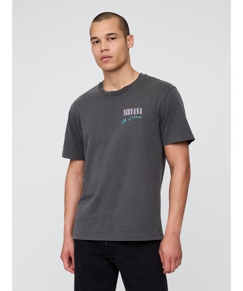 ○ ニルヴァーナ リラックス グラフィックTシャツ NIRVANA IN