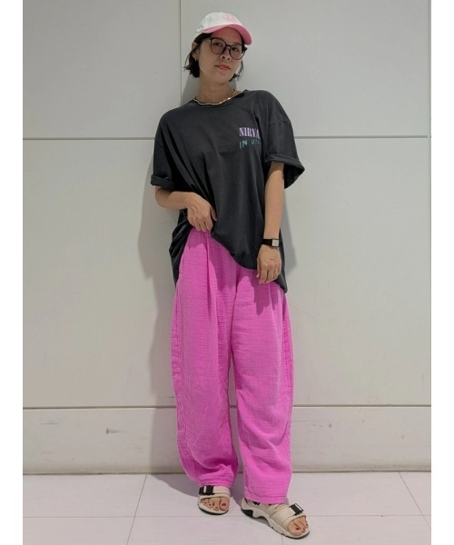 セール】○ ニルヴァーナ リラックス グラフィックTシャツ NIRVANA IN