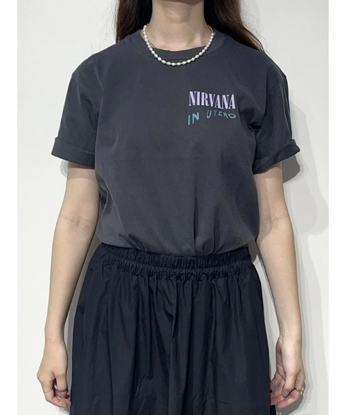 【希少Lサイズ】GAP NIRVANA IN UTERO Tシャツ GAP tシャツ ○ ニルヴァーナ リラックス グラフィックTシャツ