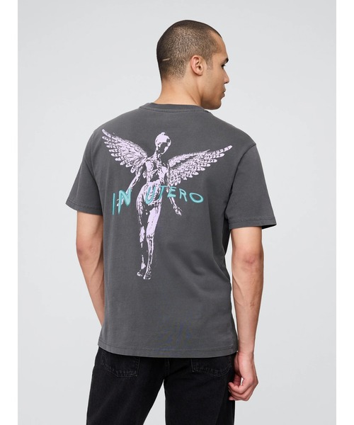 ○ ニルヴァーナ リラックス グラフィックTシャツ NIRVANA IN