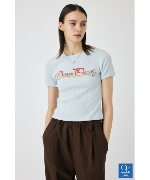 OP PICOT EYELET Tシャツ（Tシャツ/カットソー）｜MOUSSY