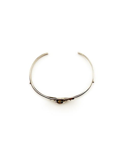 Indian Jewelry（インディアンジュエリー）の「THEATER シアター ネイティブデザインティックフラットコッパーバングル Made in USA（バングル/リストバンド・メンズ・ブルー/ホワイト・FREE）」の9枚目の写真