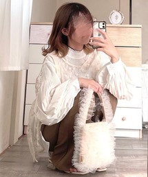 etta（エタ）の「チュールハンドバッグ（ハンドバッグ）」