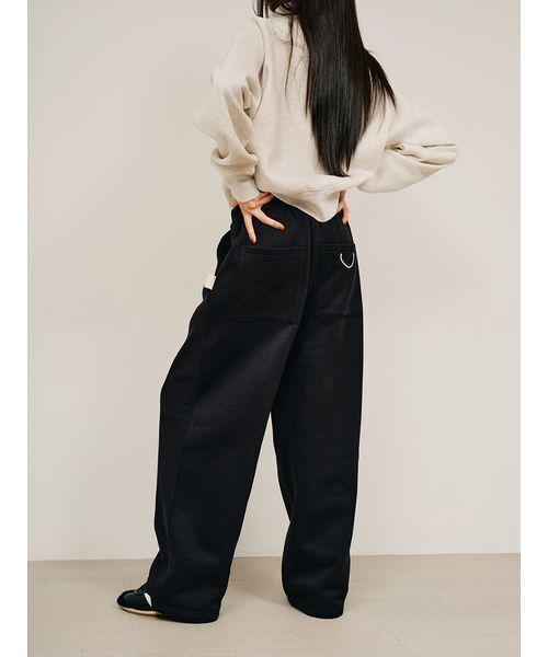 null.(ヌル)の「タックスウェットパンツ(その他パンツ・レディース・ネイビー/ブラック/オートミール・M/S)」の10枚目の写真