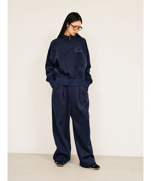 null.(ヌル)の「タックスウェットパンツ(その他パンツ・レディース・ネイビー/ブラック/オートミール・M/S)」の7枚目の写真