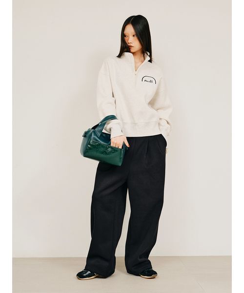 null.(ヌル)の「タックスウェットパンツ(その他パンツ・レディース・ネイビー/ブラック/オートミール・M/S)」の11枚目の写真
