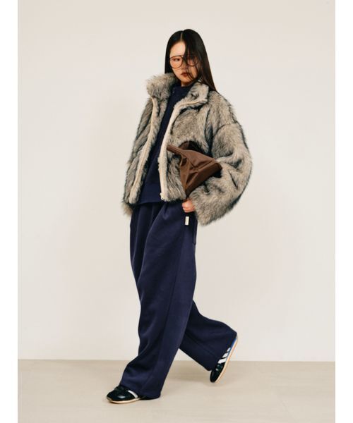 null.(ヌル)の「タックスウェットパンツ(その他パンツ・レディース・ネイビー/ブラック/オートミール・M/S)」の16枚目の写真