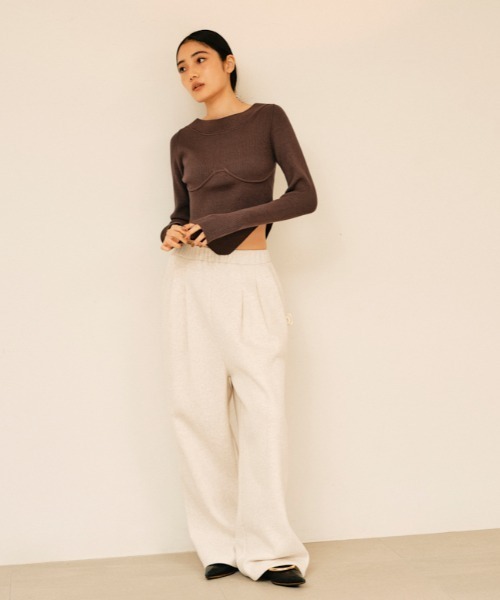 null.(ヌル)の「タックスウェットパンツ(その他パンツ・レディース・ネイビー/ブラック/オートミール・M/S)」の21枚目の写真
