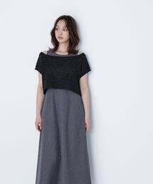 ◇透かし編みニット＆アメスリワンピース