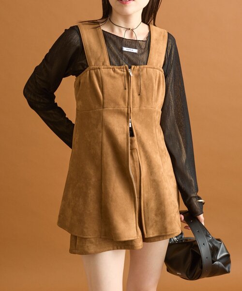 mystic（ミスティック）の「シアースラブロングTシャツ（Tシャツ/カットソー・レディース・イエロー/オフホワイト/ブラック・FREE）」の20枚目の写真