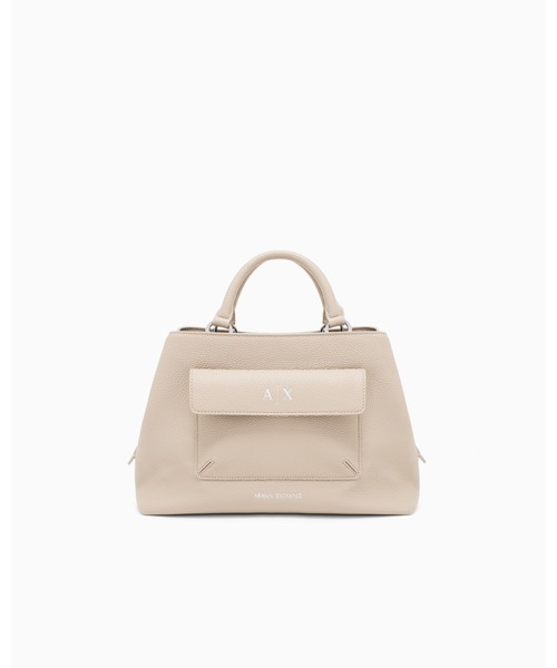 ARMANI EXCHANGE(アルマーニエクスチェンジ)の「【A|X アルマーニ エクスチェンジ】<ZOZO限定>AXロゴ フラップハンドバッグ(ハンドバッグ・レディース・ブラック/キャメル/サンドベージュ・FREE)」の10枚目の写真