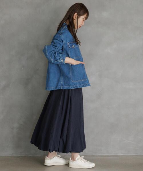 どんこ　慈雨　変形バルーン　かぼちゃ　フレアスカート グレー 青 どんこ様専用 センソユニコ 慈雨 スカート どんこ 慈雨 変形バルーン