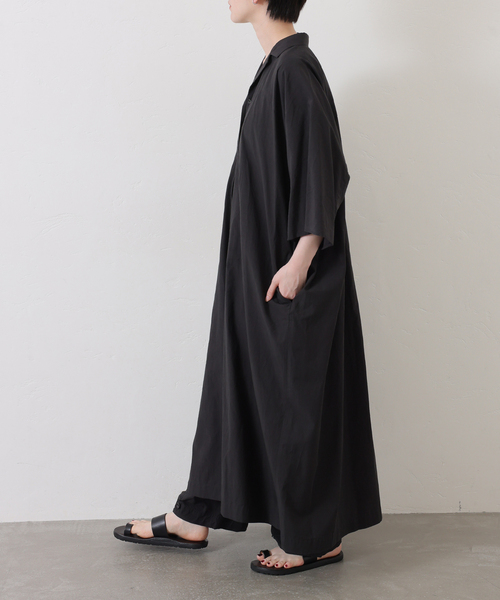 JOURNAL STANDARD LUXE（ジャーナルスタンダード　ラックス）の「ミリタリークロス ワンピース（ワンピース・レディース・ブラック・FREE）」の9枚目の写真