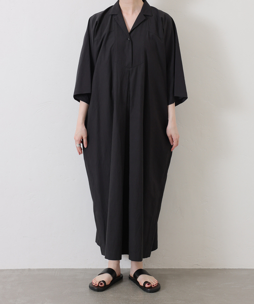 JOURNAL STANDARD LUXE（ジャーナルスタンダード　ラックス）の「ミリタリークロス ワンピース（ワンピース・レディース・ブラック・FREE）」の11枚目の写真