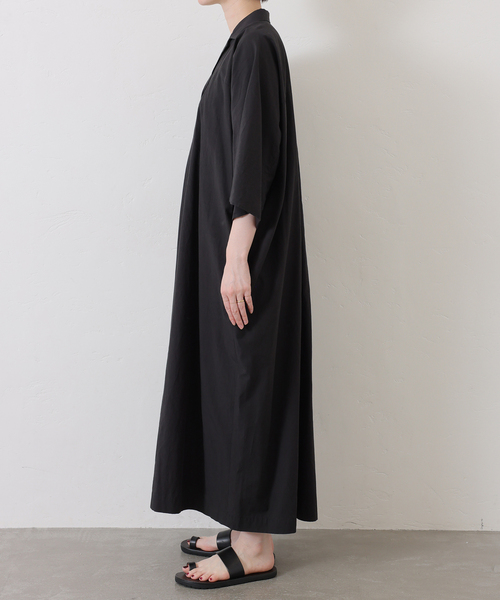 JOURNAL STANDARD LUXE（ジャーナルスタンダード　ラックス）の「ミリタリークロス ワンピース（ワンピース・レディース・ブラック・FREE）」の12枚目の写真