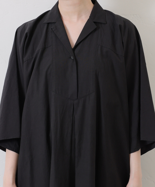 JOURNAL STANDARD LUXE（ジャーナルスタンダード　ラックス）の「ミリタリークロス ワンピース（ワンピース・レディース・ブラック・FREE）」の14枚目の写真