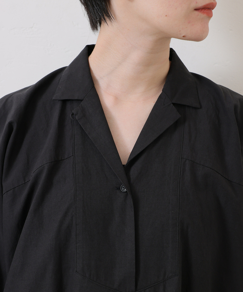 JOURNAL STANDARD LUXE（ジャーナルスタンダード　ラックス）の「ミリタリークロス ワンピース（ワンピース・レディース・ブラック・FREE）」の19枚目の写真