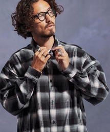 Jih Nunc | ms6168-起毛オンブレーチェックシャツ(シャツ/ブラウス)