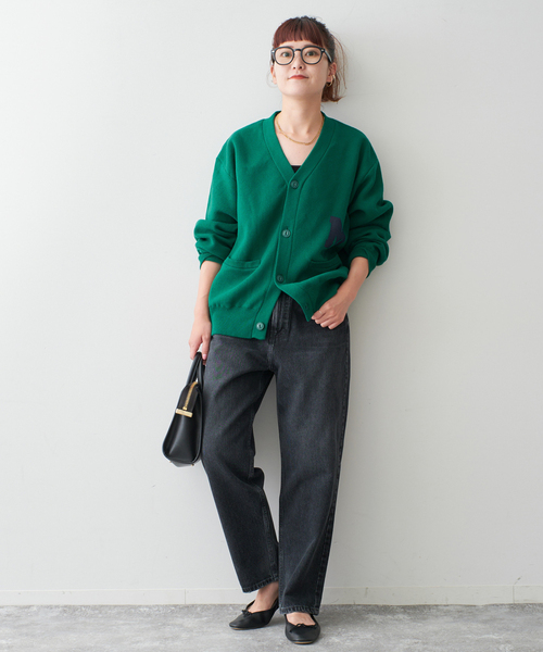 完売【J.J.MERCER/ジェイジェイマーサー】 ニットカーディガン J.J.Mercer (ジェイジェイマーサー)』グラフィックニット