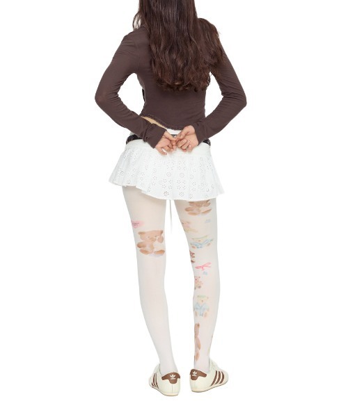 GLOWNY（グロウニ―）の「NAOMI BELT MINI SKIRT（スカート・レディース・ブラウン/ブラック/ホワイト・MEDIUM/SMALL/LARGE）」の6枚目の写真