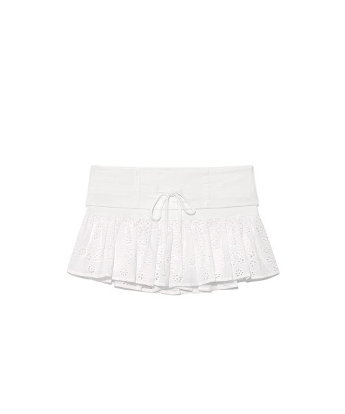 GLOWNY（グロウニ―）の「NAOMI BELT MINI SKIRT（スカート・レディース・ブラウン/ブラック/ホワイト・MEDIUM/SMALL/LARGE）」の19枚目の写真