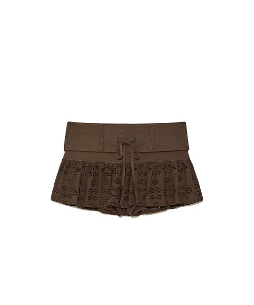 GLOWNY（グロウニ―）の「NAOMI BELT MINI SKIRT（スカート・レディース・ブラウン/ブラック/ホワイト・MEDIUM/SMALL/LARGE）」の21枚目の写真