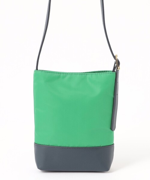 MACKINTOSH PHILOSOPHY（ﾏｯｷﾝﾄｯｼｭ ﾌｨﾛｿﾌｨｰ）の「ナイロンミニポシェット（ショルダーバッグ・レディース・グリーン/オフホワイト/ブラック・FREE）」の5枚目の写真