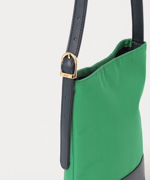 MACKINTOSH PHILOSOPHY（ﾏｯｷﾝﾄｯｼｭ ﾌｨﾛｿﾌｨｰ）の「ナイロンミニポシェット（ショルダーバッグ・レディース・グリーン/オフホワイト/ブラック・FREE）」の8枚目の写真