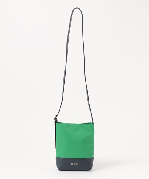 MACKINTOSH PHILOSOPHY（ﾏｯｷﾝﾄｯｼｭ ﾌｨﾛｿﾌｨｰ）の「ナイロンミニポシェット（ショルダーバッグ・レディース・グリーン/オフホワイト/ブラック・FREE）」の10枚目の写真