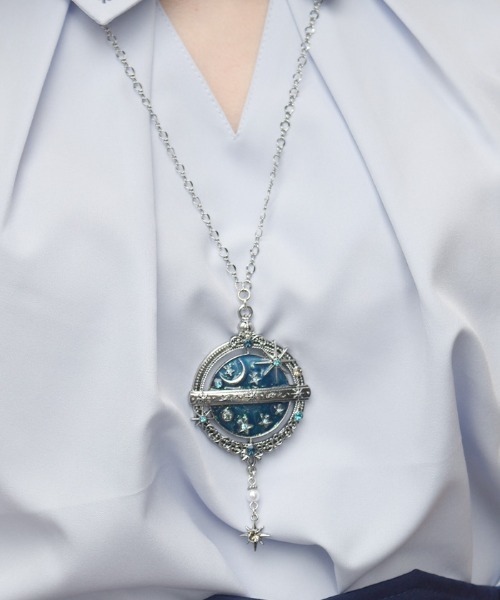 axes femme(アクシーズファム)の「星巡りの天球儀ネックレス(ネックレス・レディース・シルバー/ゴールド・FREE)」の2枚目の写真