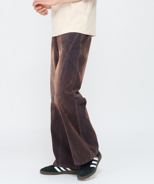 3.3 Field Trip （3.3フィールドトリップ）の「3.3 Field Trip／カーブフロッキーデニム（デニムパンツ・メンズ・ブラウン/ブルー・LARGE/MEDIUM）」の12枚目の写真