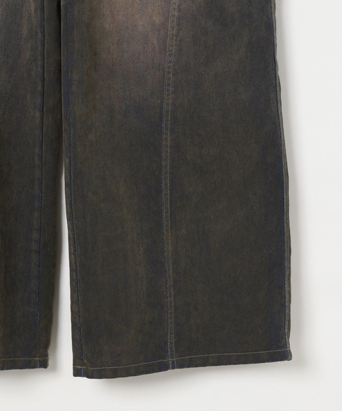 3.3 Field Trip （3.3フィールドトリップ）の「3.3 Field Trip／カーブフロッキーデニム（デニムパンツ・メンズ・ブラウン/ブルー・LARGE/MEDIUM）」の18枚目の写真