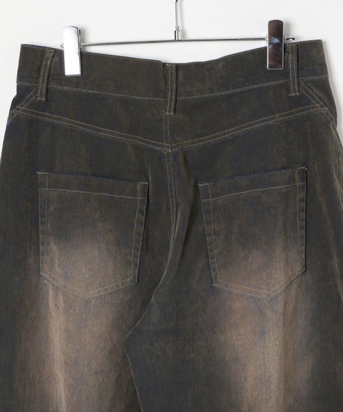 3.3 Field Trip （3.3フィールドトリップ）の「3.3 Field Trip／カーブフロッキーデニム（デニムパンツ・メンズ・ブラウン/ブルー・LARGE/MEDIUM）」の19枚目の写真