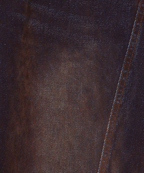 3.3 Field Trip （3.3フィールドトリップ）の「3.3 Field Trip／カーブフロッキーデニム（デニムパンツ・メンズ・ブラウン/ブルー・LARGE/MEDIUM）」の22枚目の写真