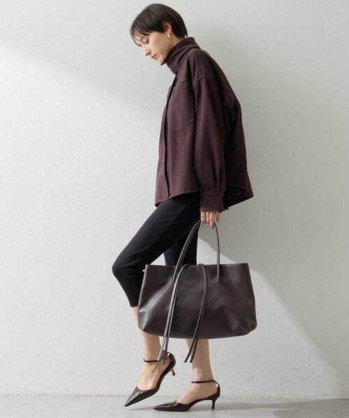 Whim Gazette（ウィムガゼット）の「デニムボウタイシャツ（シャツ